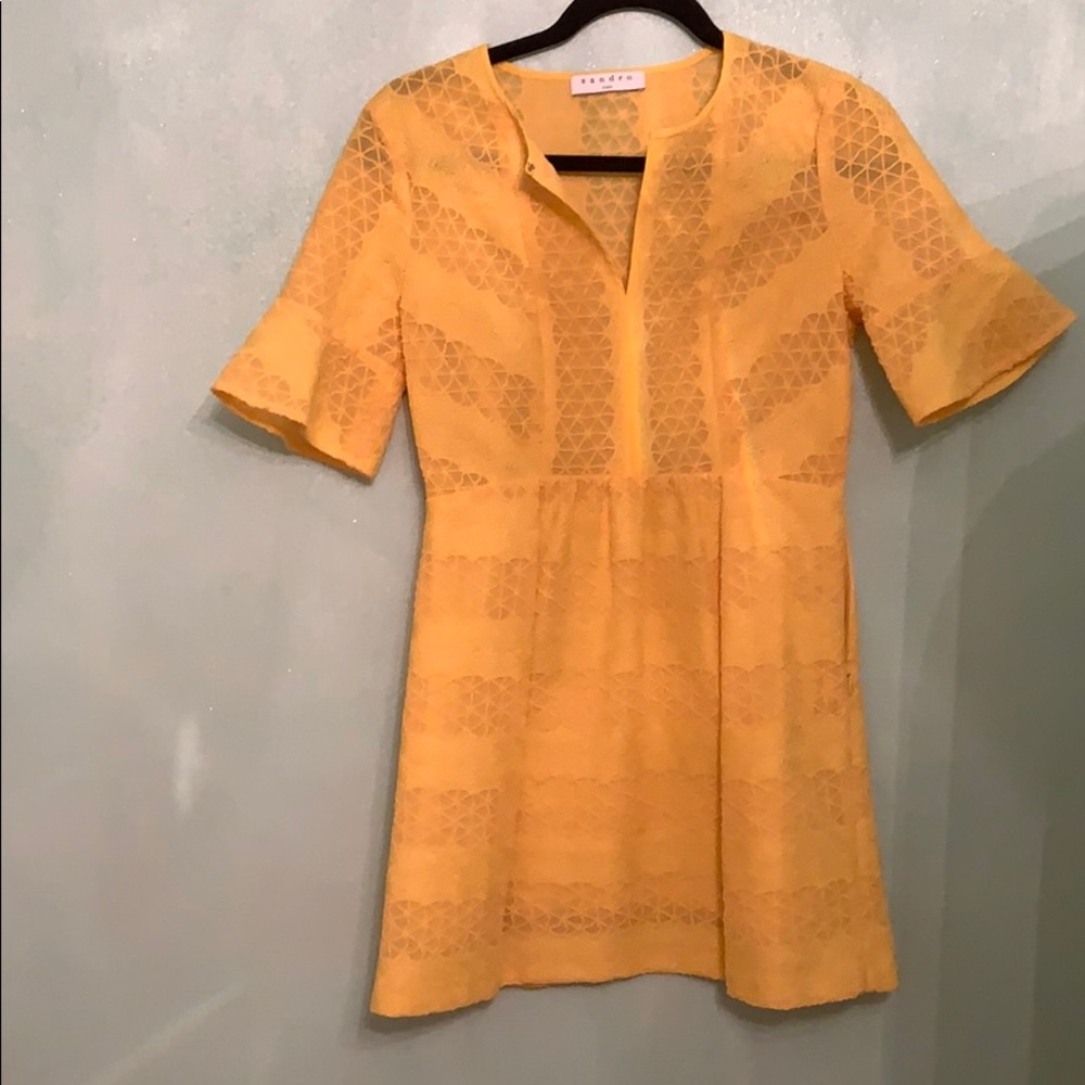 Beautiful yellow dress by Sandro